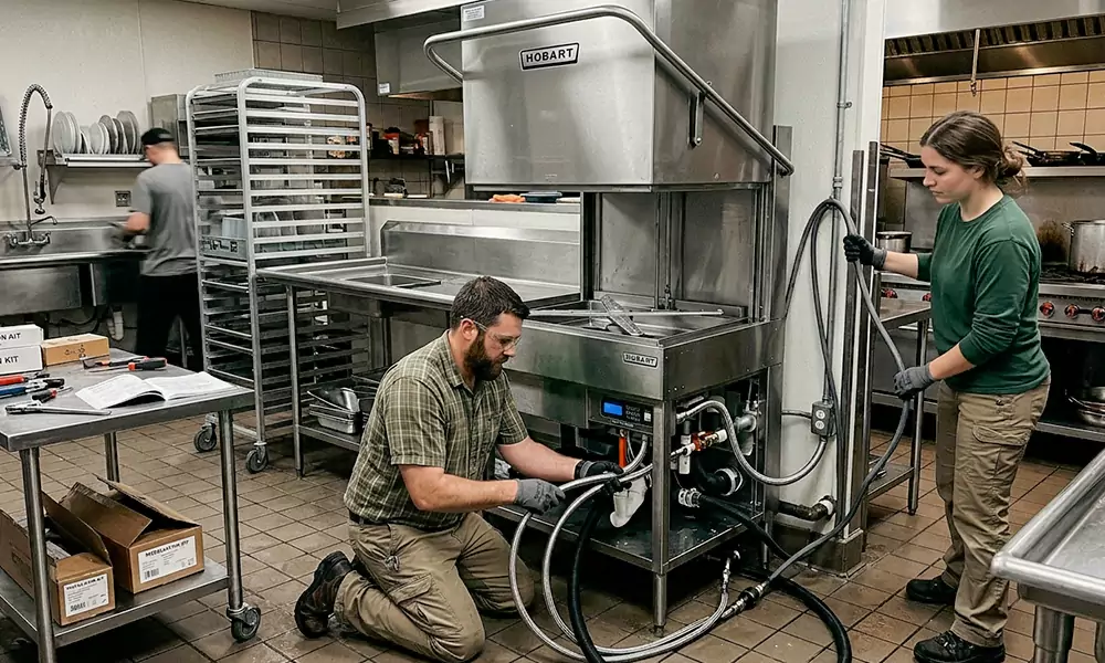 Commercial Dishwasher Installation in Attleboro, MA