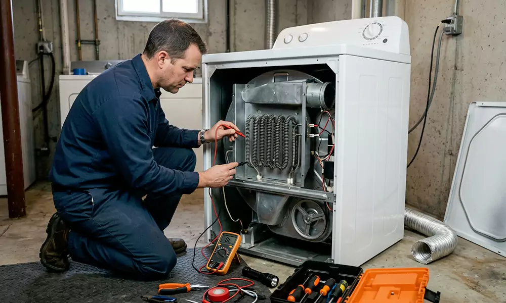 Dryer Not Heating Repair in Attleboro, MA