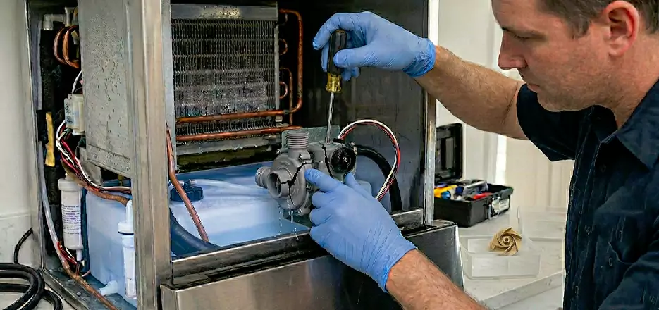 Commercial Ice Maker Water Pump Repair in Attleboro