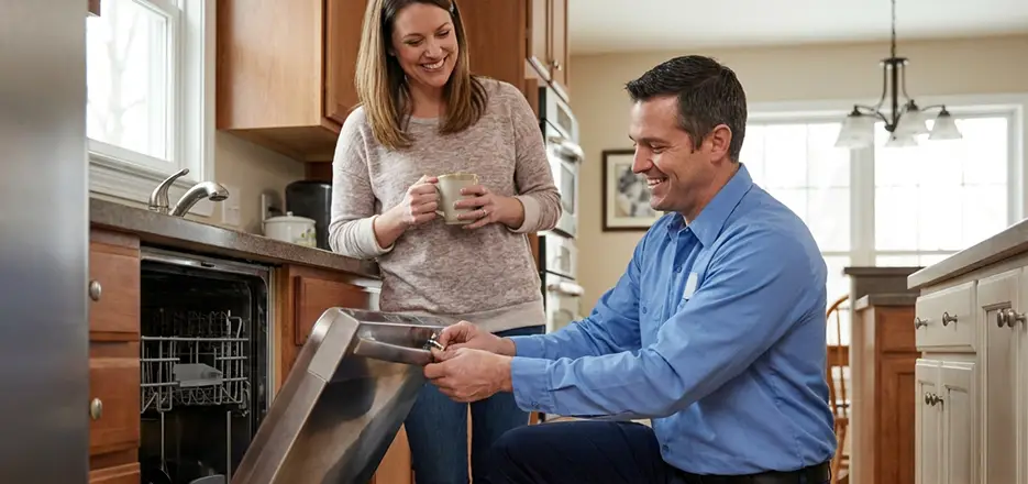 Dishwasher Latch Handle Replacement in Attleboro