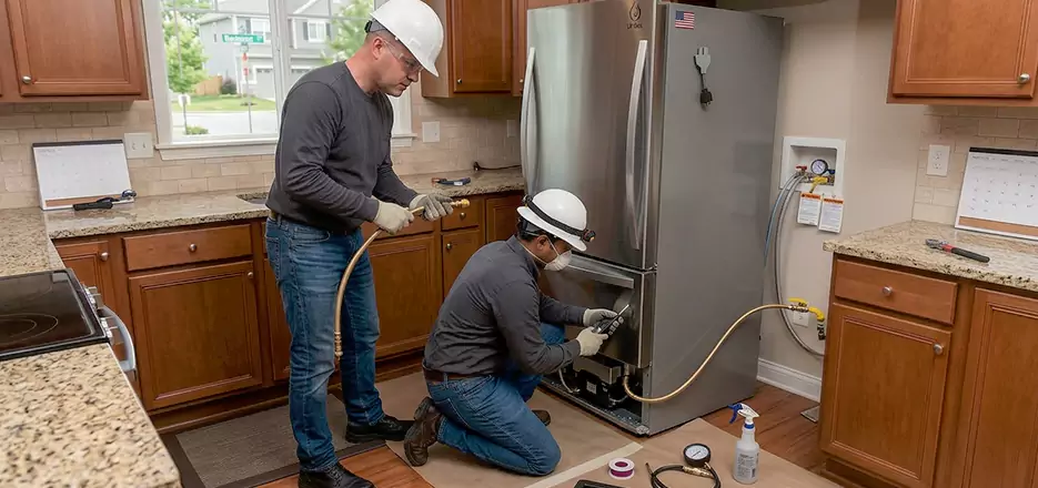 Propane Refrigerator Installation in Attleboro